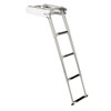 Whitecap 304 Stainless Steel 4-Step Sliding Under Platform Ladder 
