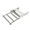 Whitecap 304 Stainless Steel 4-Step Sliding Under Platform Ladder 
