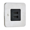  Scanstrut TILE USB-C Interior Charging Socket - 12/24V - Stainless Steel Bezel 