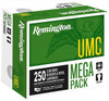 Remington UMC Mega Pack 9mm 115gr FMJ 500 Rounds