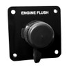 Flushmaster Vertical Single Outlet Flush Port Reroute - Black Acrylic - 1/2" Barb