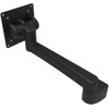  Southco Tilt Head Assembly Tilt & Swivel Single Arm - Wall Mount - Black 