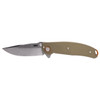 Columbia River Knife & Tool Crkt Butte Od Green 3.36" Plain Edge 