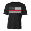 Thin Blue Line Classic Thin Red Line Polyester Shirt 