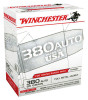 Winchester Usa 380 Acp 95gr - Fmj Rn 200rd 5bx/cs