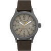 Timex Expedition® Scout™ - Khaki Dial - Brown Leather Strap