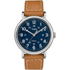  Timex Weekender 40mm Men's Watch - Tan Leather Strap w/Blue Dial 