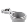  Camco Clamp-On Rail Mounted Cup Holder - Small for Up to 1-1/4" Rail - Grey 