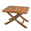  Whitecap Teak Small Adjustable Slat Top Table 