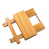  Whitecap Teak Grooved Top Fold-Away Table/Stool 