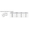  Viega ProPress 1-1/4" - 45° Copper Elbow - Double Press Connection - Smart Connect Technology 