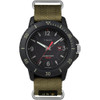  Timex Gallatin Nylon Slip-Thru Watch - Solar Green/Black Dial 