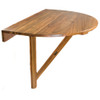  Whitecap Drop Leaf Table (Oiled) - Teak 