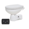  Jabsco Quiet Flush E2 Fresh Water Toilet Regular Bowl - 24V – Soft Close Lid 