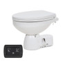  Jabsco Quiet Flush E2 Fresh Water Toilet Regular Bowl - 24V – Soft Close Lid 