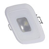 Lumitec Square Mirage Down Light - Warm White Dimming, Hi CRI - White Bezel 