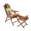  Whitecap Matching Foot Stool - Teak 