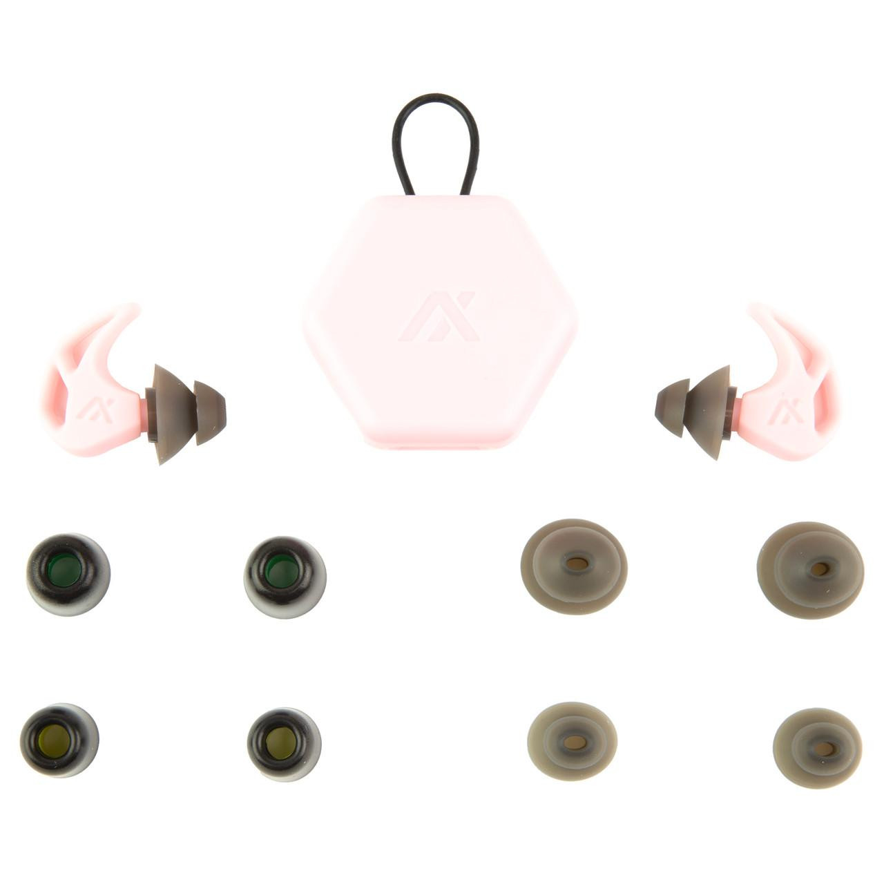 Axil X20P X20 Earplugs Silicone Ear Piece 24 dB In The Ear Soft Pink,Hearing Protection