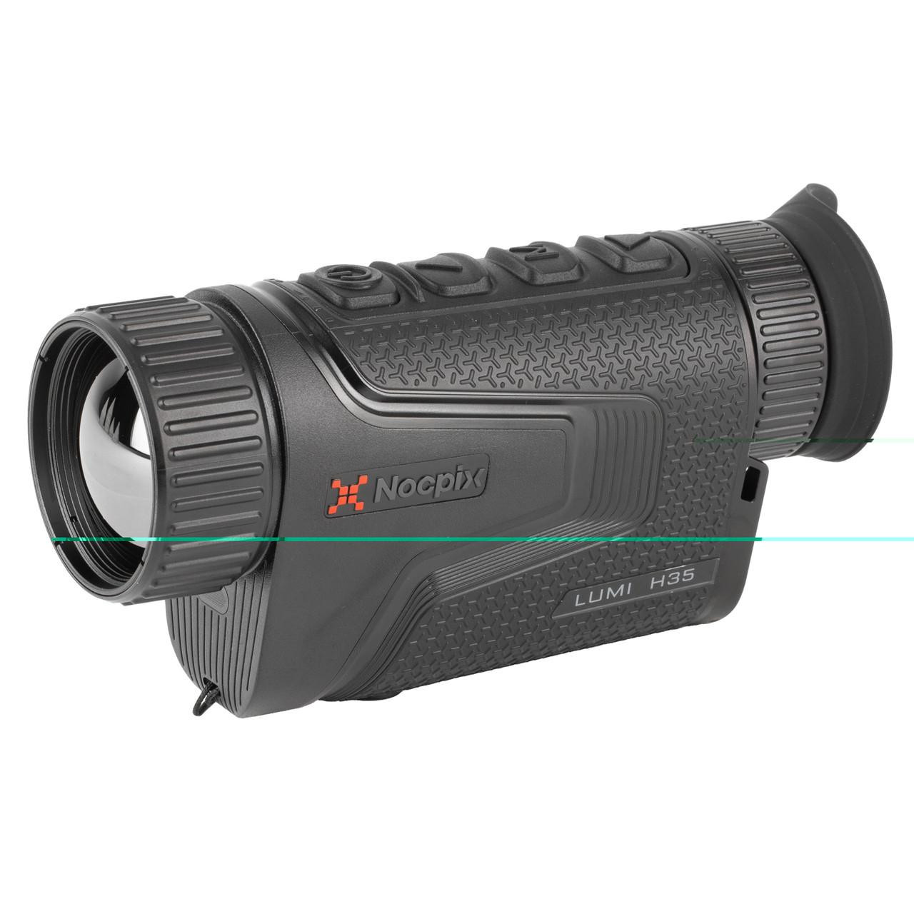 Nocpix LUMIH35 Lumi H35 Thermal Monocular Black 2.5x35mm, 640x512 12 Microns 50 Hz Resolution, Zoom Digital 4x,Thermal Handhelds