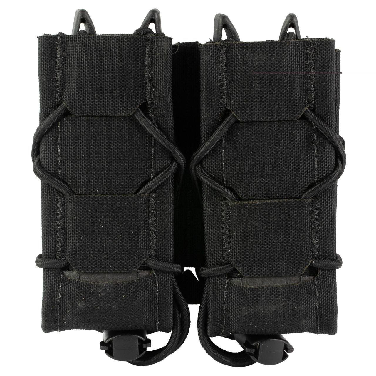 High Speed Gear 24PT02BK TACO Gen 2 Double Pistol Black Nylon MOLLE Compatible w/ Pistol