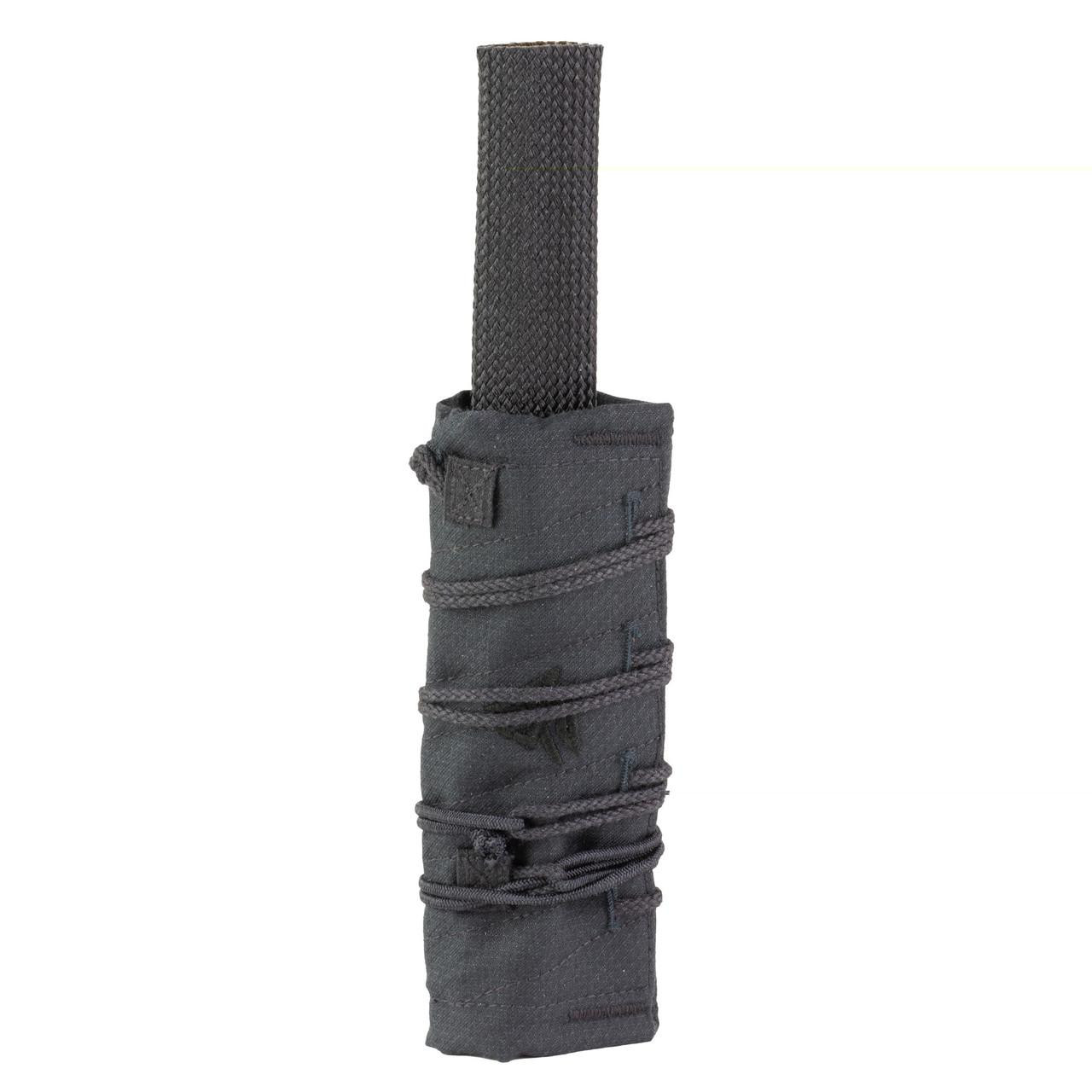 Burn Proof Gear BPG-SC-H-7-1-5-BLK Heavy List Suppressor Cover Kevlar Black, Suppressor Accessories