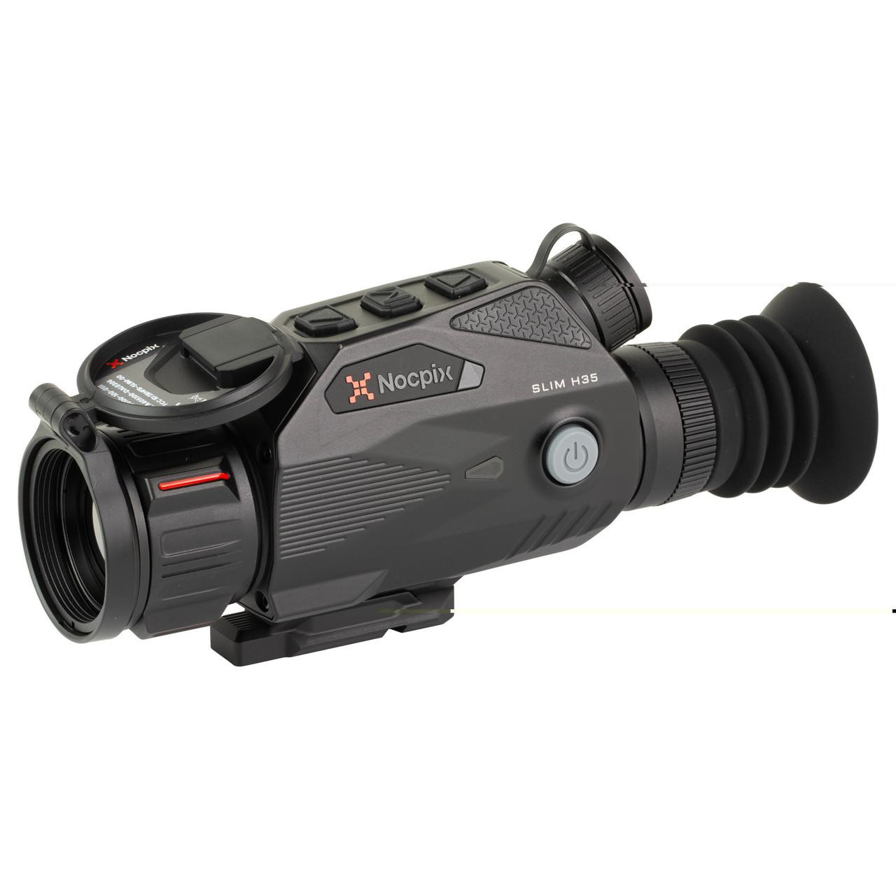 Nocpix SLIMH35 Slim H35 Thermal Mountable Weapon Sight Black 2x35mm, 640x512 12 Microns 60 Hz Resolution, Zoom Digital 4x,Thermal Handhelds