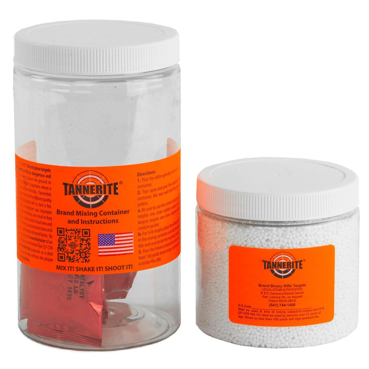 Tannerite PP410 Pro Pak Impact Enhancement Explosion White Vapor Centerfire, Rifle Firearm 1 lb 10 Targets