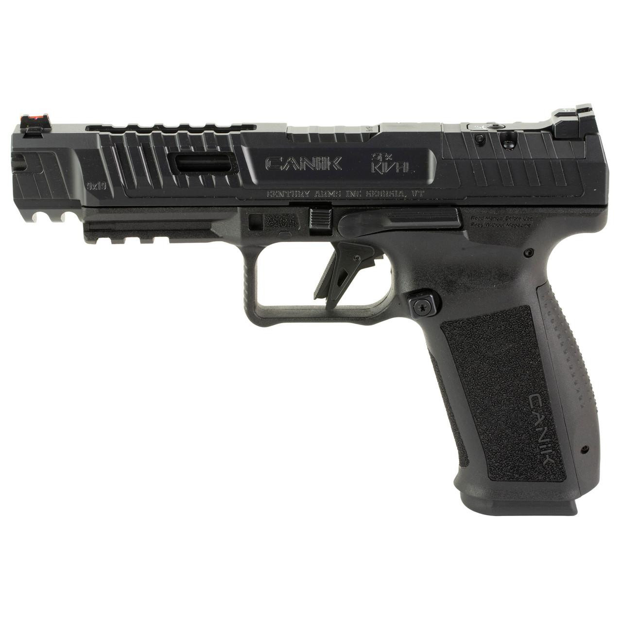 Canik HG7161N SFx Rival w/Optic Full Size Frame 9mm Luger 18+1, 5 in Black Steel Barrel, Dark Side Ported/Serrated Steel Slide, Polymer Frame w/Beavertail & Picatinny Rail, MeCanik M01 Red Dot, Pistol