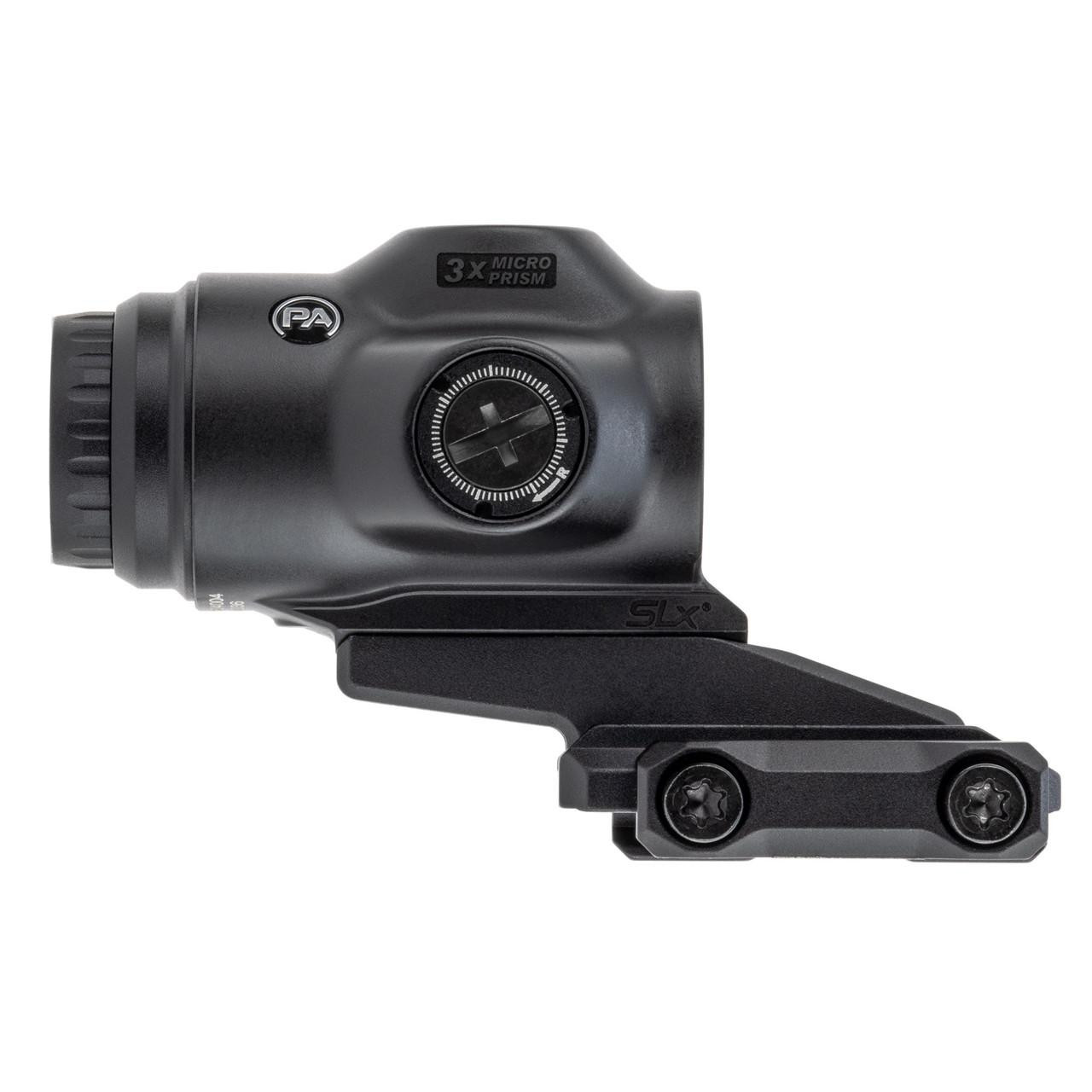 Primary Arms, SLx, Prism Sight 3X Magnification ACSS Raptor 5.56/308 Reticle Black 0.25 MOA Adjustment Fits 1913 Picatinny Rail