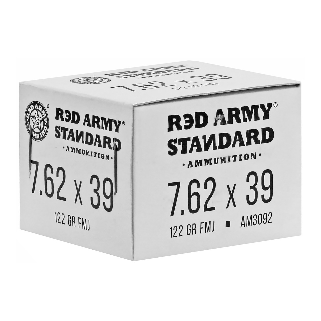 Red Army Standard AM3265 Red Army Standard 7.62x39mm 122 gr Full Metal Jacket Boat-Tail (FMJBT) 20 Bx/ 50 Cs