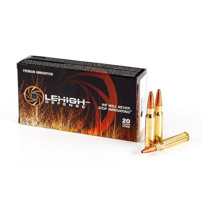 Lehigh Defense LA308152CC Controlled Chaos 308 Win 152 gr Lehigh Defense Controlled Chaos 20 Per Box/ 10 Case Centerfire, Rifle Ammunition