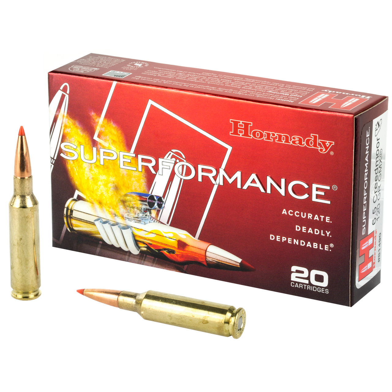 200 ROUNDS HOR Superformance 6.5mm Creedmoor 120 Grain GMX Superformance Line FREE SHIPPING