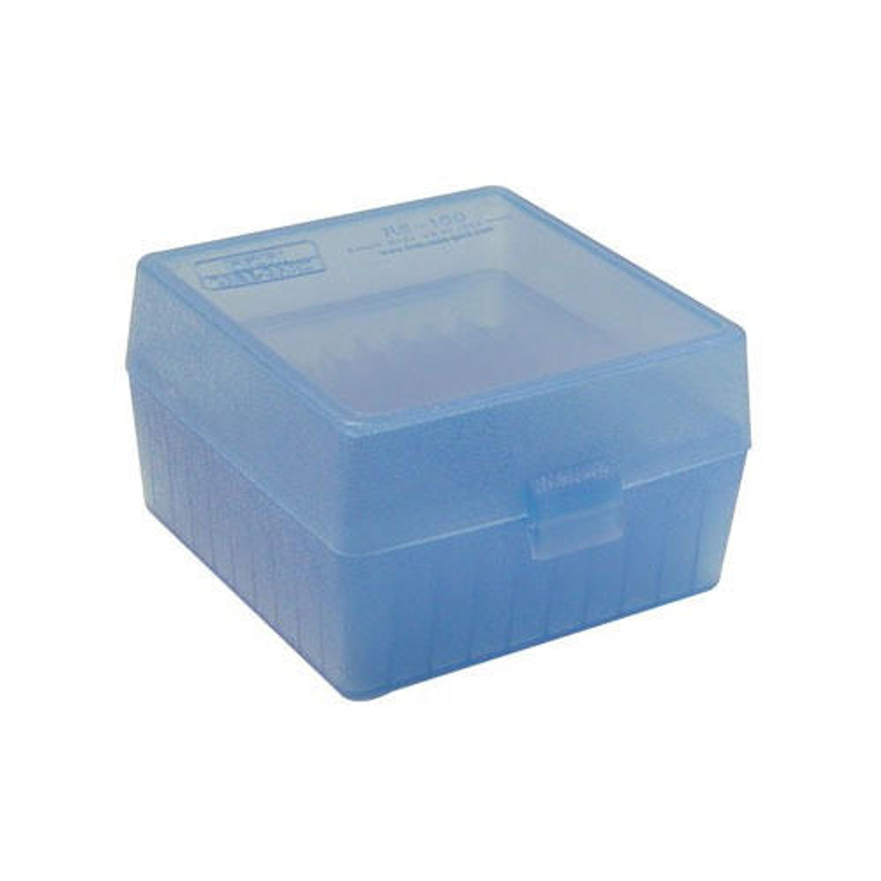 Flip Top Rifle Ammo Box 223-ruger 6x47 100 Round Blue - Tactical Surplus USA