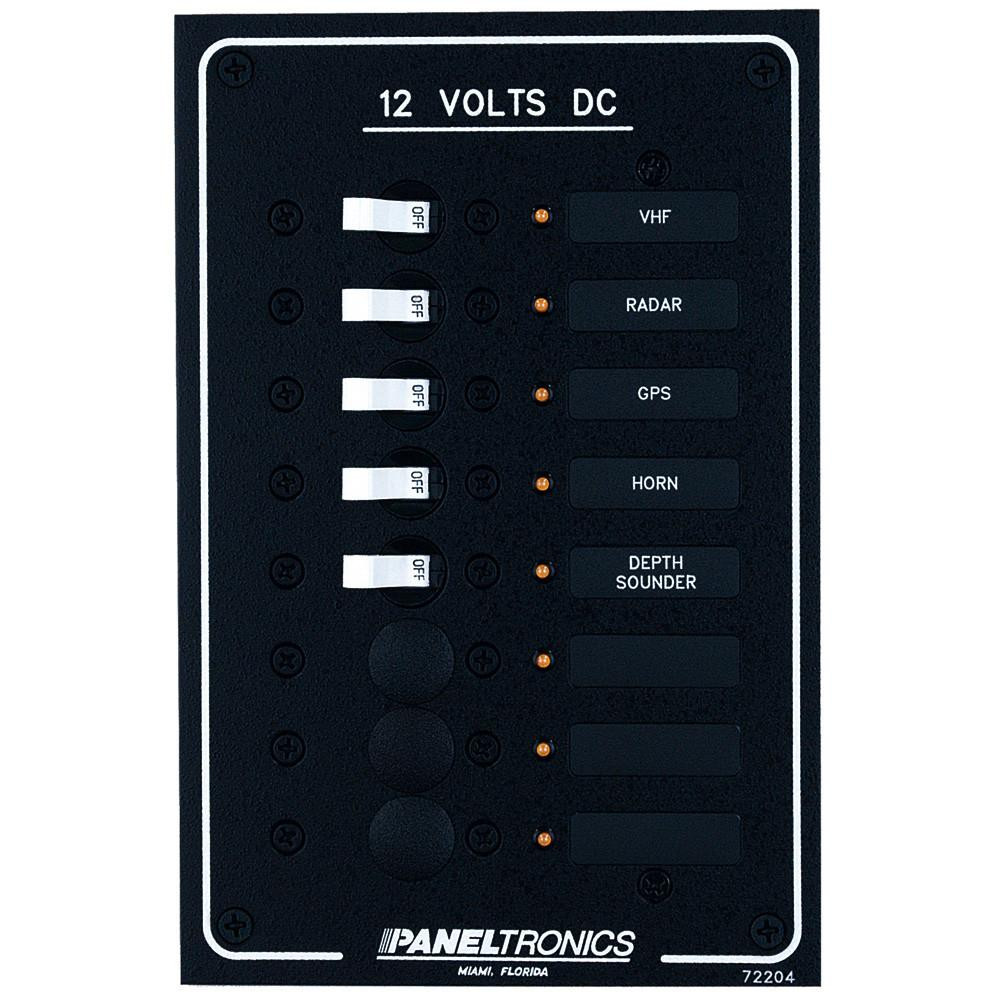 Paneltronics Paneltronics Standard DC 8 Position Breaker Panel w/LEDs - Tactical ...