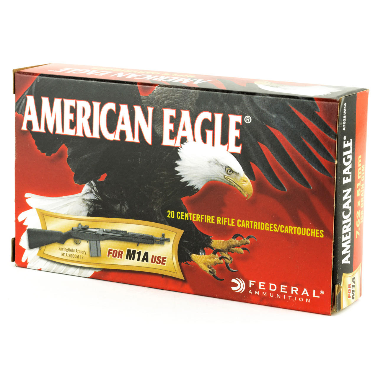 American Eagle 空箱 Fed Am Eagle 762x51 168gr M1a 20/200