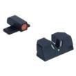 Meprolight Sights Meprolight Hyper Bright V-Sight Fixed Pistol Set for Sig P226 Green with Orange Front 