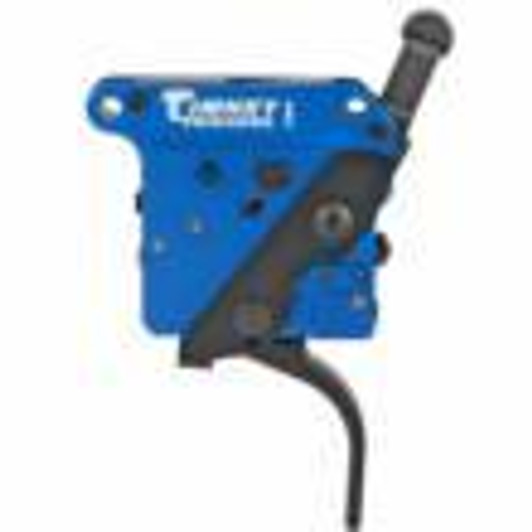 Timney Triggers Timney Remington 700 Two-Stage Straight Trigger RH - Black/Blue 