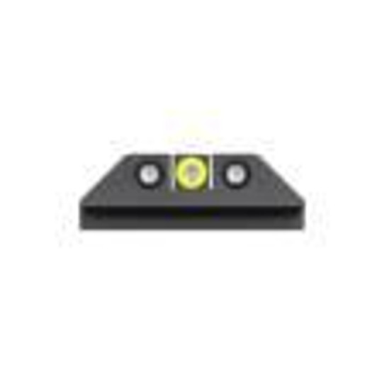 Night Fision LLC Night Fision Tritium Night Sight Set Yellow Front Black Back for Glock 