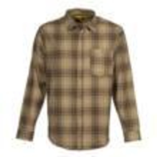 Browning Clothing Browning Upland Flannel Long Sleeve Shirt Tan 2XL 