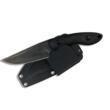 Rock Ridge Outdoors ABKT Elite Shadow Predator Fixed Knife 3-1/2" Drop Point Blade Black 