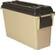 Berry's Mfg Berry's 40 Cal. Plastic Ammo Can (Tan) 9.25"L x 3.5" BW x 3.75"TW x 6.75" H 