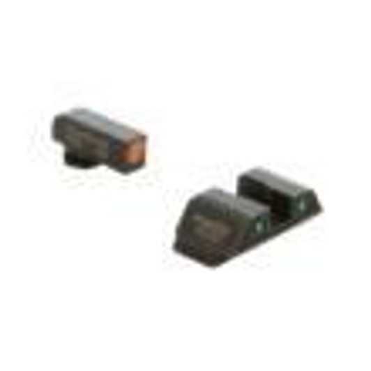 AmeriGlo Ameriglo Trooper Tritium Sight Set Green with Orange Front Green with Black Rear for Glock 42 43 43x 48 
