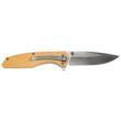 Battenfeld Knives Smith & Wesson 1084312 Drop Point Folding Knife 3 1/2" Blade  FDE 