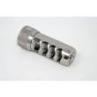 Area419 Area 419 Sidewinder Magnum Self Timing Muzzle Brake 6.5mm Raw Stainless 5/8-24 