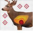 Pro-Shot Products Pro-Shot Mule Deer Sight In Target 25" x 25" - 5/ct 