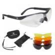 Radians Inc. Radians T-85 5 Lens Interchangeable Shooting Glasses Kit Black with Multi Lens 5/ct 
