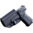 Mission First Tactical Leather Hybrid IWB/OWB Holster for Glock 19/23/44/45 Black Ambi 