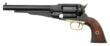 EMF Inc. DBA Pietta Pietta 1858 Remington Steel Frame Blued Muzzleloader Pistol with Walnut Grips - .44 cal 8" 