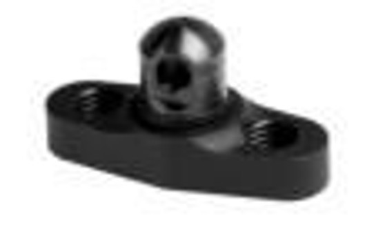 Grovtec Us Inc. Grovtec Flanged Stud Mount Keymod Black 