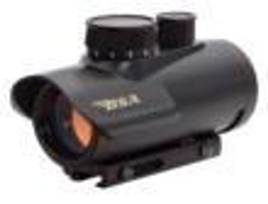  BSA Illuminated Red Dot Sight 1x30mm 5 MOA Red Dot - Black 